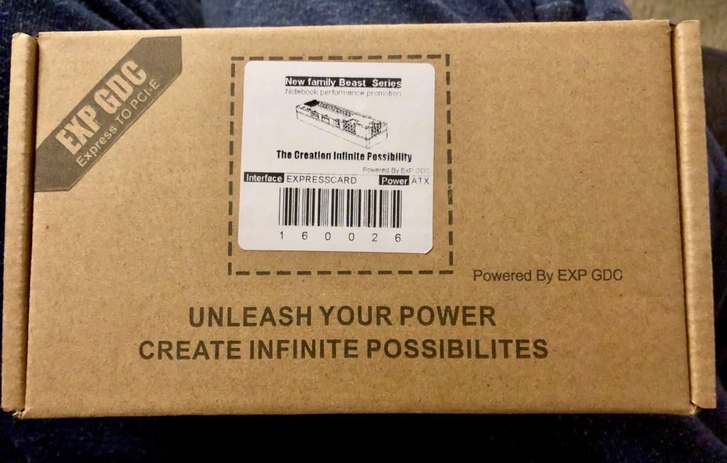 Top of the box says UNLEASH YOUR POWER CREATE INFINITE POSSIBILITIES